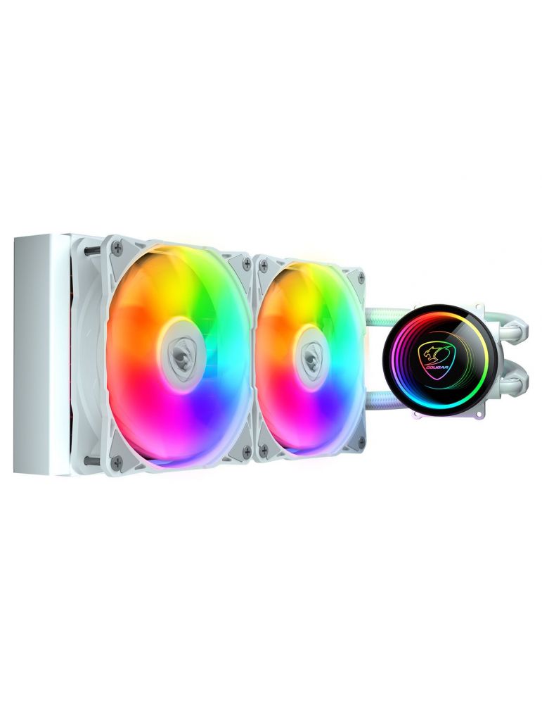 COUGAR Gaming Poseidon Elite ARGB 240 Procesor Kit lichid de răcire 12 cm Alb