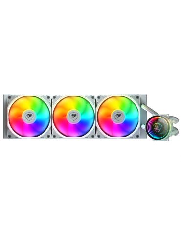 COUGAR Gaming CGR-PSDELRGB-W-360 Procesor Răcire lichidă all-in-one 12 cm Alb - Tik.ro