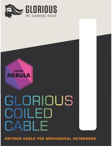 Glorious Gaming Coiled Violet 1,37 m