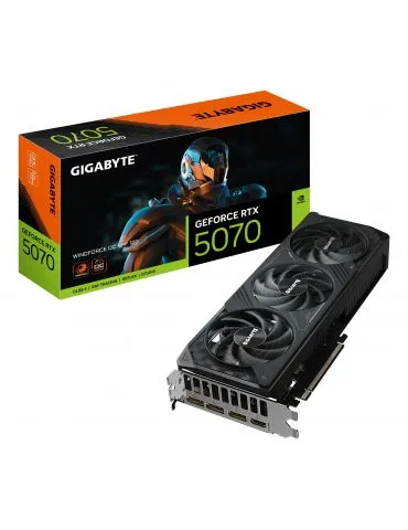 GIGABYTE GeForce RTX 5070 WINDFORCE OC SFF 12G NVIDIA 12 Giga Bites GDDR7 - Tik.ro