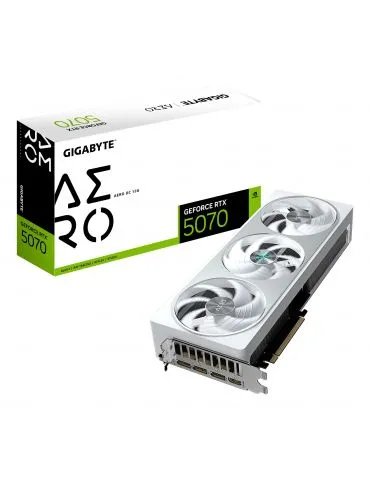 GIGABYTE GeForce RTX 5070 AERO OC 12G NVIDIA 12 Giga Bites GDDR7 - Tik.ro