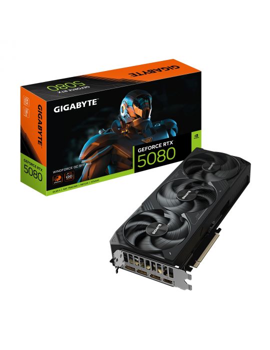 GIGABYTE GeForce RTX 5080 WINDFORCE OC SFF 16G NVIDIA 16 Giga Bites GDDR7