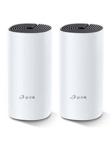 TP-Link Deco M4(2-pack) Bandă dublă (2.4 GHz  5 GHz) Wi-Fi 5 (802.11ac) Alb Intern - Tik.ro