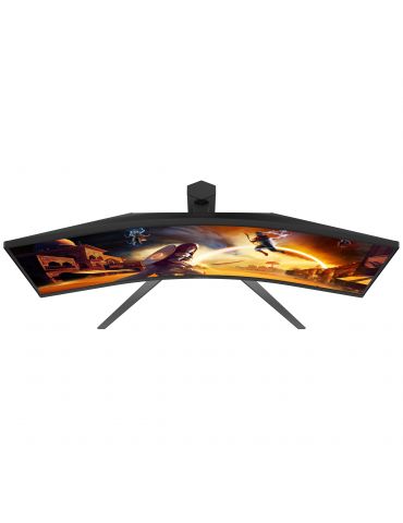 AOC G4 CU34G4Z monitoare LCD 86,4 cm (34") 3440 x 1440 Pixel Wide Quad HD LED Negru, Roşu