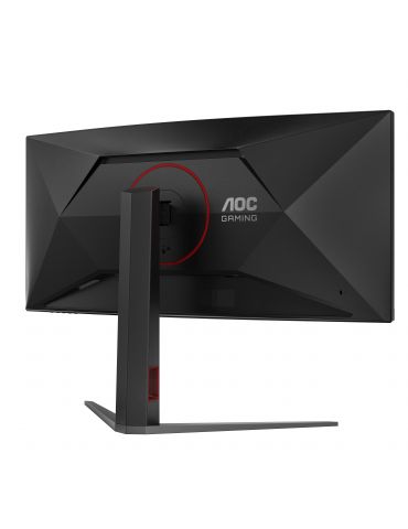 AOC G4 CU34G4Z monitoare LCD 86,4 cm (34") 3440 x 1440 Pixel Wide Quad HD LED Negru, Roşu