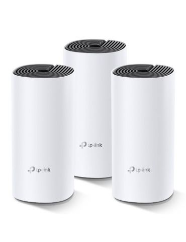 TP-Link Deco M4(3-pack) Bandă dublă (2.4 GHz  5 GHz) Wi-Fi 5 (802.11ac) Alb 2 Intern - Tik.ro