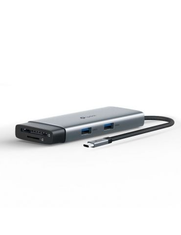 TP-Link UH7020C hub-uri de interfață USB 3.2 Gen 1 (3.1 Gen 1) Type-C 5000 Mbit s