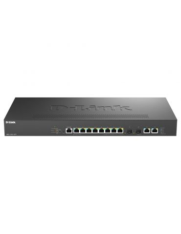 D-Link DMS-1250-12TP E switch-uri Gestionate 2.5G Ethernet (100 1000 2500) Power over Ethernet (PoE) Suport Negru - Tik.ro