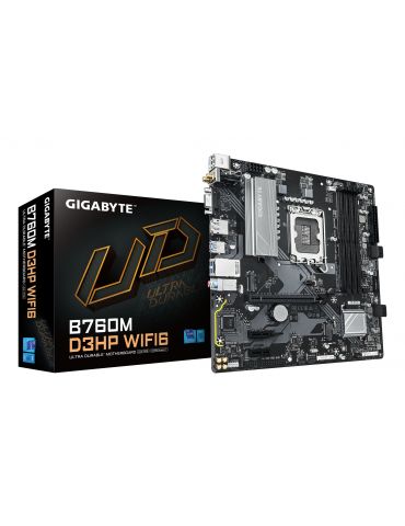 GIGABYTE B760M D3HP WIFI6 plăci de bază Intel B760 Express LGA 1700 micro-ATX - Tik.ro