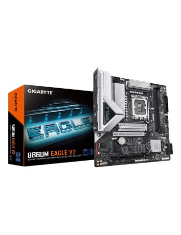 GIGABYTE B860M EAGLE V2 plăci de bază Intel B860 LGA 1851 (Socket V1) micro-ATX - Tik.ro