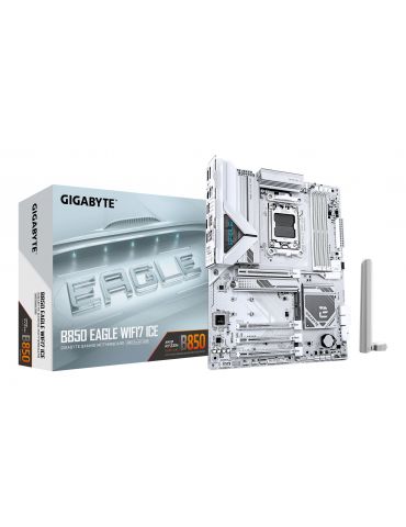 GIGABYTE B850 EAGLE WIFI7 ICE AMD B850 Mufă AM5 ATX - Tik.ro