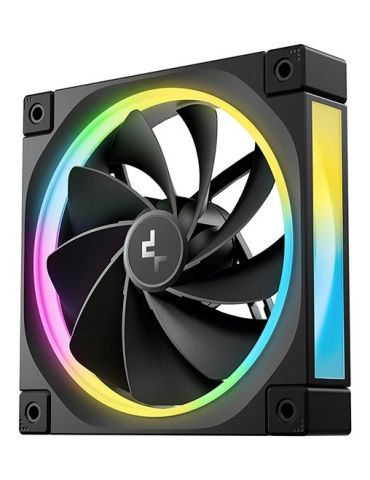 DeepCool FL12R-3 IN 1 Carcasă calculator Ventilator 12 cm Negru 3 buc.