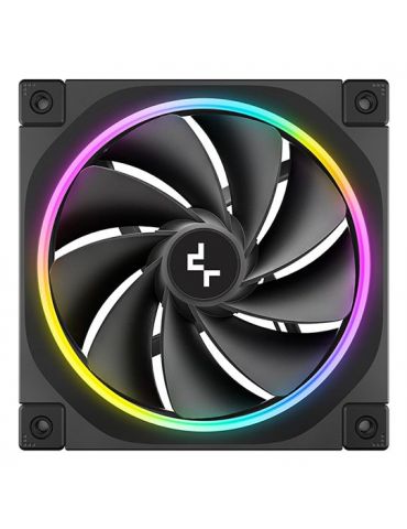 DeepCool FL12R-3 IN 1 Carcasă calculator Ventilator 12 cm Negru 3 buc.