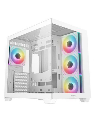 DeepCool CG530 4F WH Midi Tower Alb - Tik.ro