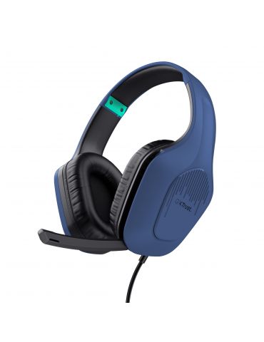 Trust GXT 415B Zirox Căști Prin cablu Bandă de fixare pe cap Gaming Albastru - Tik.ro