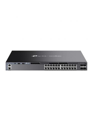 TP-Link Omada SG6428X switch-uri Gestionate L3 Gigabit Ethernet (10 100 1000) 1U Negru - Tik.ro