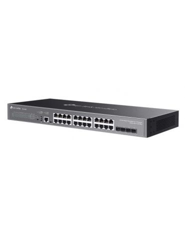 TP-Link Omada SG5428X switch-uri Gestionate L3 Gigabit Ethernet (10 100 1000) Negru