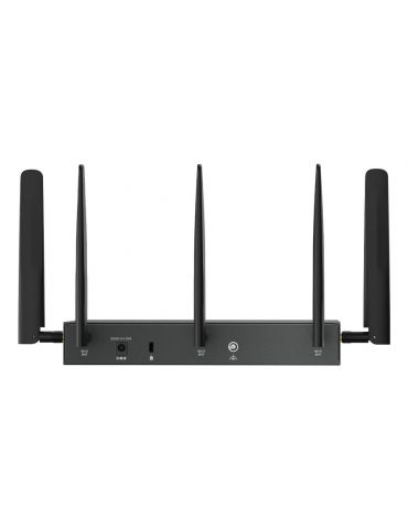 TP-Link ER706WP-4G router wireless Gigabit Ethernet Bandă dublă (2.4 GHz  5 GHz) Negru