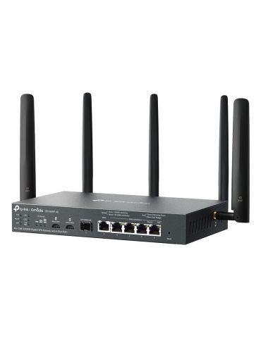 TP-Link ER706WP-4G router wireless Gigabit Ethernet Bandă dublă (2.4 GHz  5 GHz) Negru