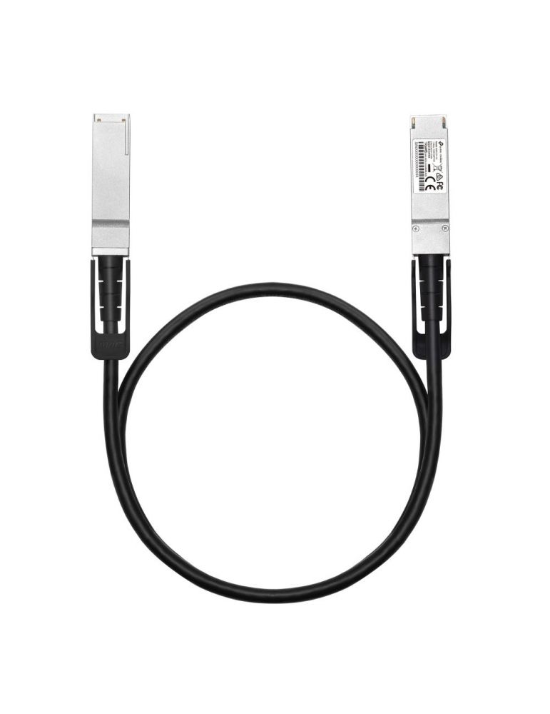 Network Cables TP-Link Omada SM9220-1M cablu InfiniBand/fibră optică QSFP28 Twinax Negru