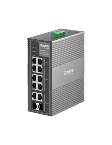 TP-Link Omada IES210GPP switch-uri Gestionate Gigabit Ethernet (10 100 1000) Power over Ethernet (PoE) Suport DIN rail Gri