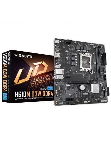 GIGABYTE H610M D3W DDR4 plăci de bază Intel H610 LGA 1700 micro-ATX - Tik.ro