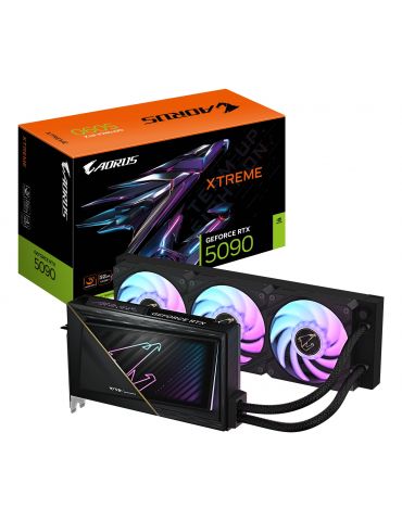 GIGABYTE AORUS GeForce RTX 5090 XTREME WATERFORCE 32G NVIDIA 32 Giga Bites GDDR7 - Tik.ro
