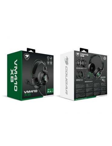 COUGAR Gaming VM410 Căști Prin cablu Bandă de fixare pe cap Negru