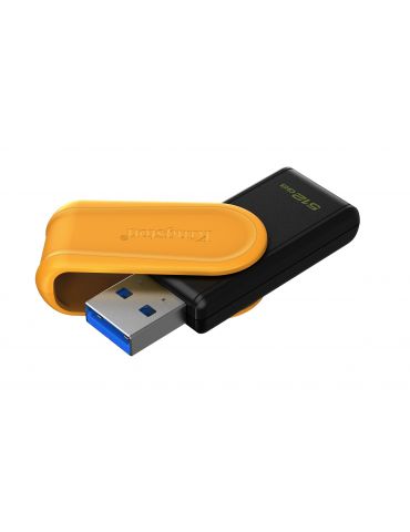 Kingston Technology DataTraveler Exodia S memorii flash USB 512 Giga Bites USB Tip-A 3.2 Gen 1 (3.1 Gen 1) Negru, Galben