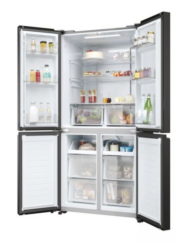 Haier Cube 83 Serie 3 HCR3818ENPT frigidere cu unități alipite (side by side) De sine stătător 467 L E Antracit