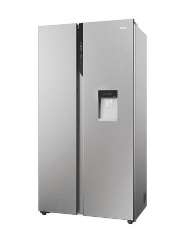 Haier SBS 90 Serie 5 HSR5918DWMP frigidere cu unități alipite (side by side) De sine stătător 521 L D Platină, Din oţel