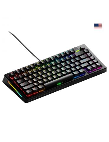 Glorious Gaming GMMK 3 PRO 75% Prebuilt tastaturi USB QWERTY Engleză SUA Negru - Tik.ro