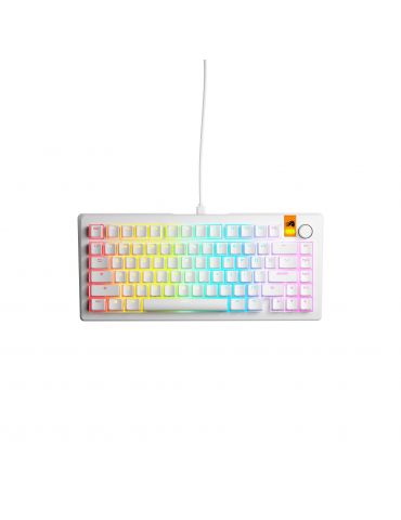 Glorious Gaming GMMK 3 HE 75% Prebuilt tastaturi USB QWERTY Engleză SUA Alb