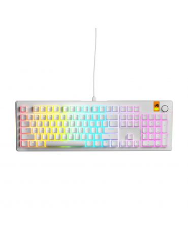 Glorious Gaming GMMK 3 HE 100% Prebuilt tastaturi USB QWERTY Engleză SUA Alb