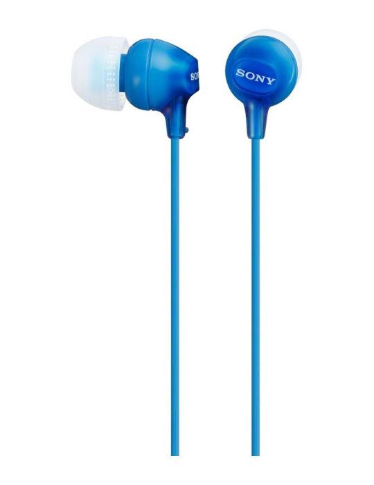 Sony MDR-EX15AP Căști Prin cablu În ureche Apeluri Muzică Albastru