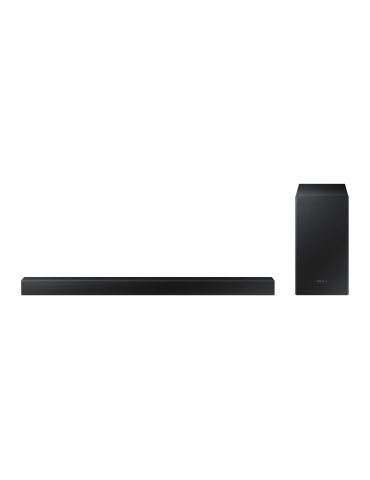 Soundbar samsung soundbar 2.1 rms 200w bluetooth cu fir alimentare 220v jack 3.5mm optic hw-t430 (include tv 1.5 lei) (include t - Tik.ro