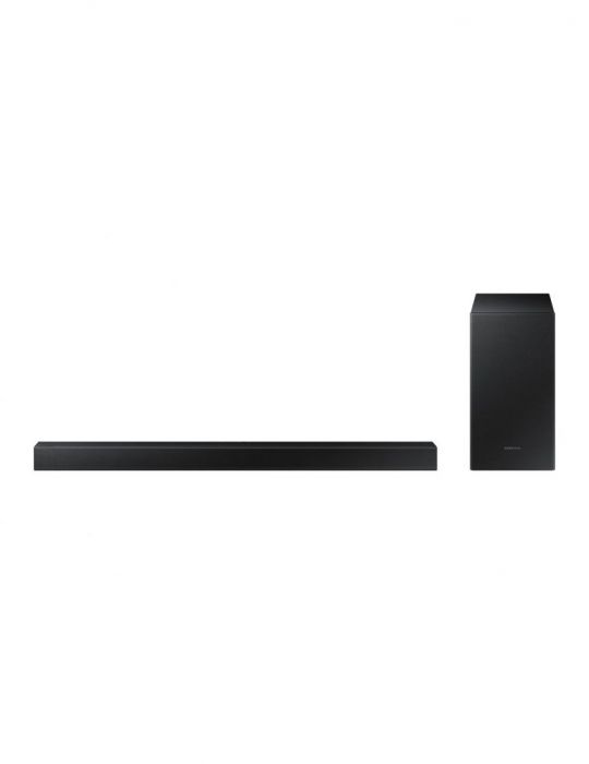 Soundbar samsung soundbar 2.1 rms 200w bluetooth cu fir alimentare 220v jack 3.5mm optic hw-t430 (include tv 1.5 lei) (include t