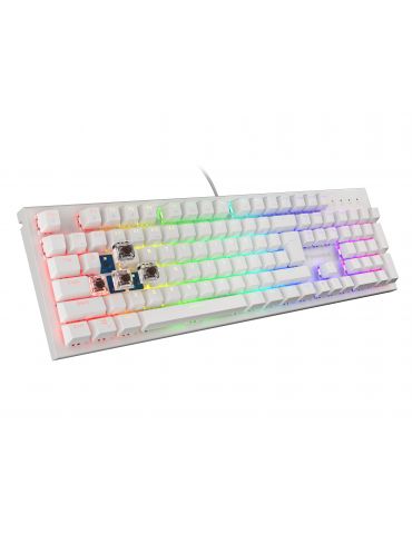 GENESIS Thor 303 tastaturi Gaming USB QWERTY US Internațional Alb
