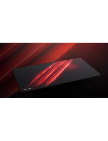 GENESIS Carbon 500 Maxi Flash G2 Mouse pad pentru jocuri Negru, Roşu