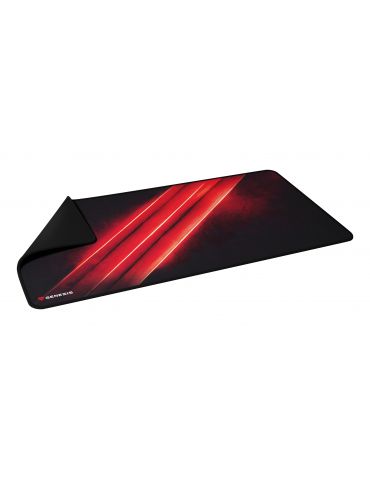 GENESIS Carbon 500 Maxi Flash G2 Mouse pad pentru jocuri Negru, Roşu