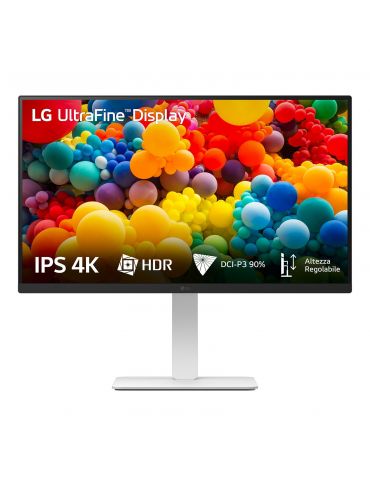 LG 27US550-W monitoare LCD 68,6 cm (27") 3840 x 2160 Pixel 4K Ultra HD Alb - Tik.ro