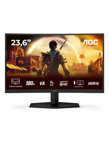 AOC G4 C24G42E monitoare LCD 59,9 cm (23.6") 1920 x 1080 Pixel Full HD LED Negru, Roşu - Tik.ro