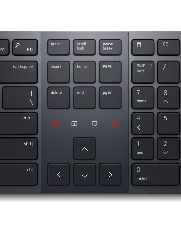 DELL KB900 tastaturi Birou RF Wireless + Bluetooth QWERTY US Internațional Grafit