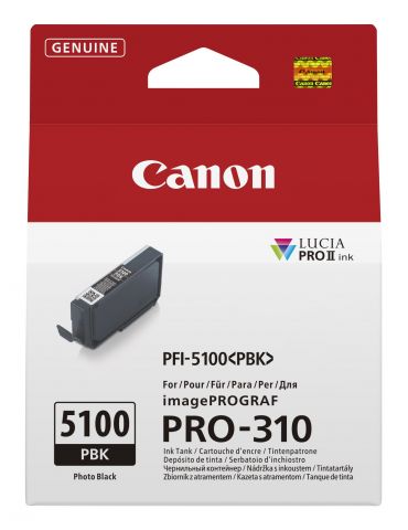 Canon PFI-5100 PBK cartușe cu cerneală 1 buc. Original Negru foto - Tik.ro
