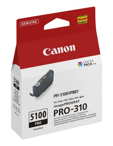 Canon PFI-5100 PBK cartușe cu cerneală 1 buc. Original Negru foto