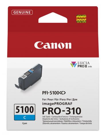 Canon PFI-5100 C cartușe cu cerneală 1 buc. Original Cyan - Tik.ro