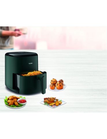 Tefal Easy Fry Max EY2453 Singur 5 L De sine-stătător 1500 W Friteuză cu aer cald Verde