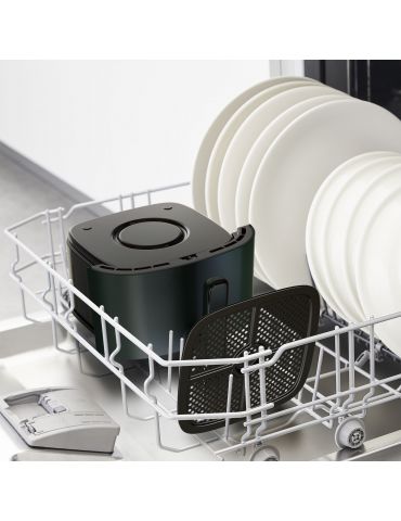 Tefal Easy Fry Max EY2453 Singur 5 L De sine-stătător 1500 W Friteuză cu aer cald Verde