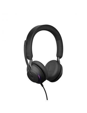 Jabra Evolve2 40 SE Căști Prin cablu Bandă de fixare pe cap Apeluri Muzică USB Type-C   USB Type-A Negru
