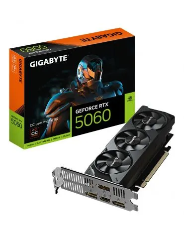 GIGABYTE GeForce RTX 5060 OC Low Profile 8G NVIDIA 8 Giga Bites GDDR7 - Tik.ro